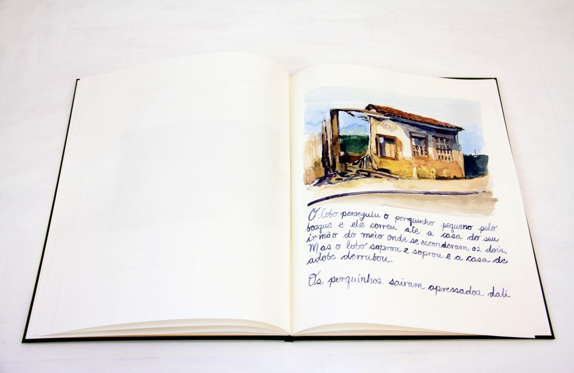 Gamarra_Os tres porquinhos_2014_book_aquarel on paper_photo_04